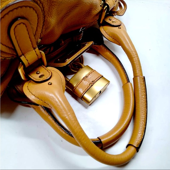 Chloe Hand Bag  Brown Leather made in Italy 🇮🇹💕 - Picture 4 of 7